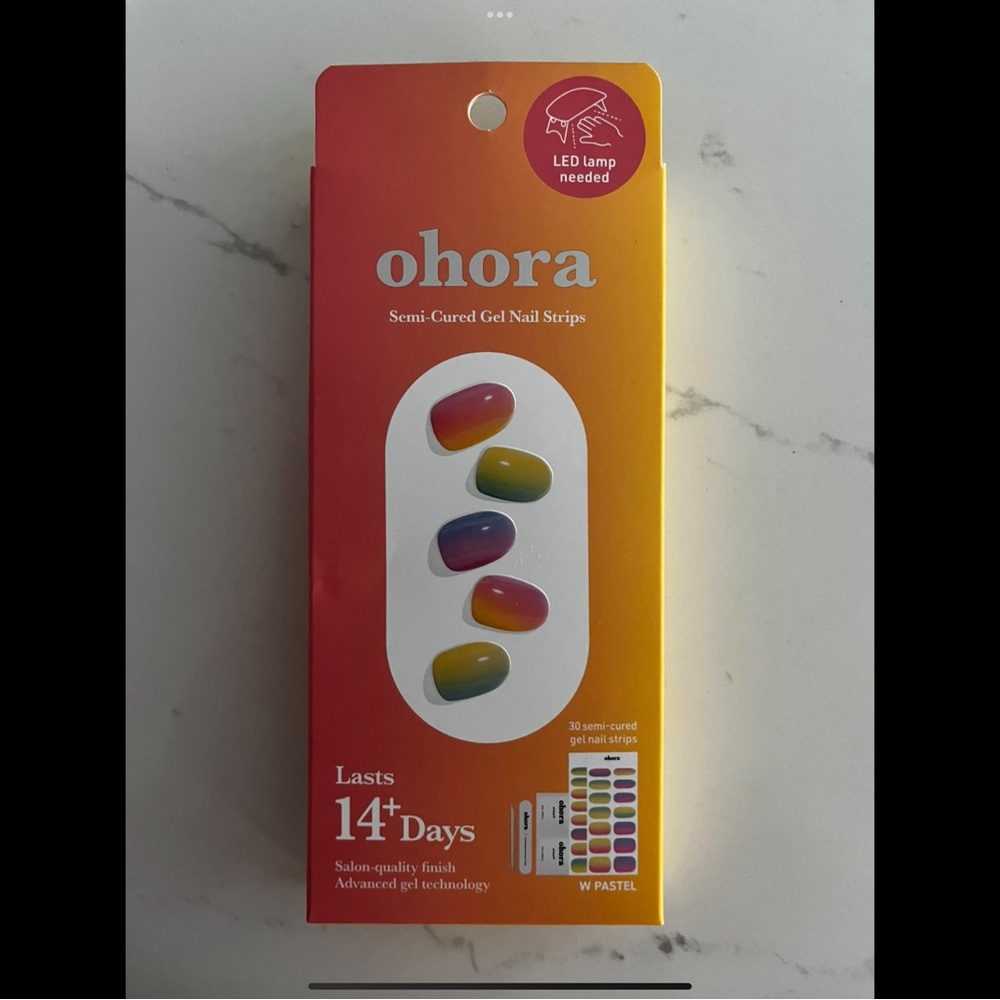Ohora Semi-Cured Gel Nail Strips - Multicolor